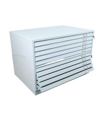 Meuble à plans MUSEOLINE 8 tiroirs