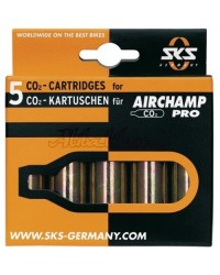 Recharge de 5 cartouches CO2 pour test d’étanchéité de vitrines