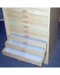 Cabinet d'entomologie sans tiroir - Partie basse
