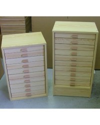 Cabinet d'entomologie sans tiroir - Partie haute