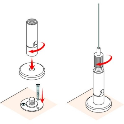 Adaptateur-tendeur autonome à rotule BS-23+BS-23U+32B