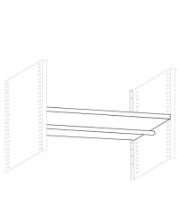 Tablette Porte-Cintre pour rayonnage modulaire