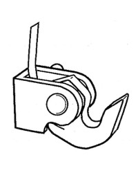 Crochet pour Tige 11x11 - 400kg