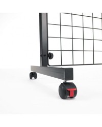 Pied à roulettes pour grille économique seule