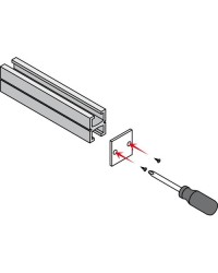 Embouts de finition · Rail MH1