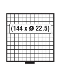 Tiroir 144 cases · Ø 21,5 mm