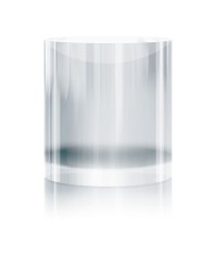 Socle plein en PMMA Jonc