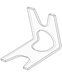 Socle Transparent à Armes à feu