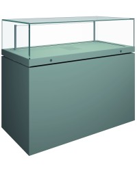 Vitrine Table EVORA Socle plein