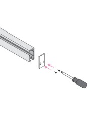 Embout de finition · Rail MH3