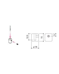 DESTOCKAGE - Butée de sécurité CE-2 pour cable 30 et 70 kg