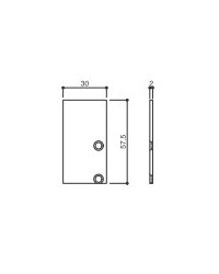Embout de finition pour rail VH4