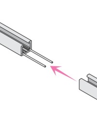 Tige de jonction pour rails CRJ, MC et MH