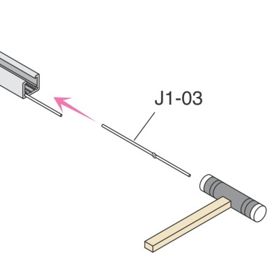 Tige de jonction pour rails CRJ, MC et MH