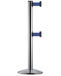 Poteau Aluminium · Double Sangle 2,30 m