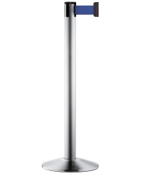 Poteau Aluminium - Base Acier · Sangle Ht. 10 cm