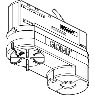 Multi Adaptateur pour rail 3 allumages