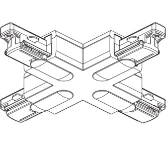 Connecteur en "X" pour rail 1 allumage