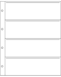 Feuilles polyester / polyéthylène · 4 bandes