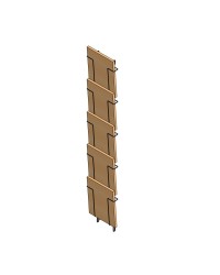 Colonne 5 cases vert. · 17x24