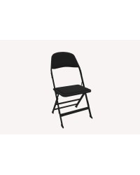 Chaise de réception pliante assise et dos tissu