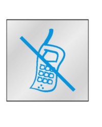 Picto carré  · Téléphone interdit