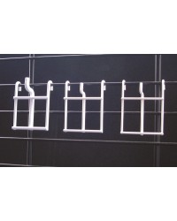 Crochets à épaulement pour grille