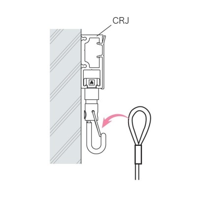 Adaptateur CR6 pour Rail CRJ