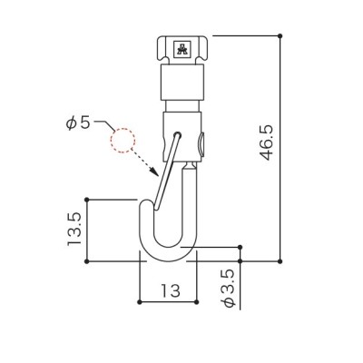 Adaptateur CR6 pour Rail CRJ