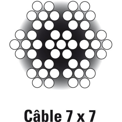 Câble embout boucle - System 30