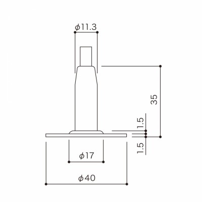 Adaptateur SF-35S - Plafond ou étagère