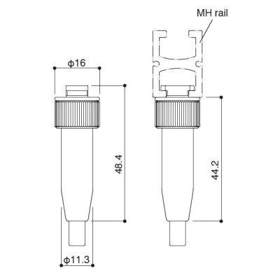 Adaptateur SF-32R-R pour Rail MH