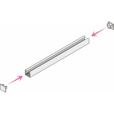 Embout de finition pour rail MC-10