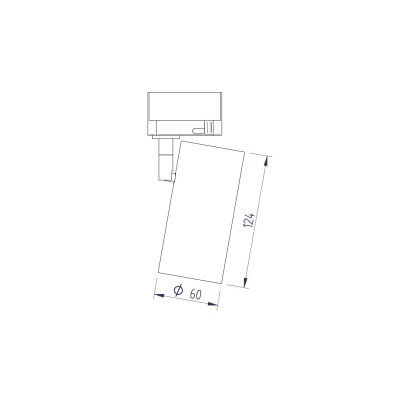 Projecteur PYXIS pour rail - 3000K