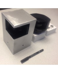 Capot de protection inox pour Alarme Mini Laser