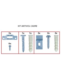Kit de Vis antivol avec clé