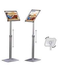 Pupitre porte-visuel télescopique