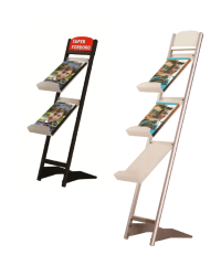 porte-brochures cascade