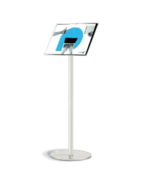 Porte-visuel lutrin a3 tablette avec pied plexi