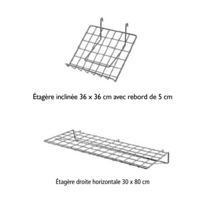 Etagère pour grille Caddie®
