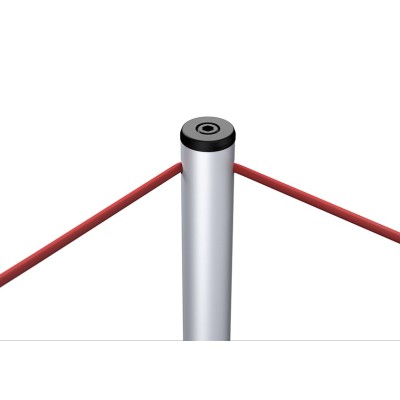 DESTOCKAGE - Potelet MuseoGalerie 90 cm gris argent