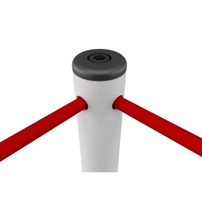 DESTOCKAGE - Potelet MuseoGalerie 90 cm gris argent