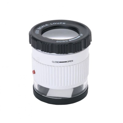 Loupe d'expertise éclairante lumière blanche et UV
