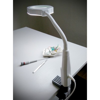 Lampe - Loupe de bureau LED multipositions