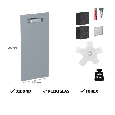 Patte d'accrochage adhésives