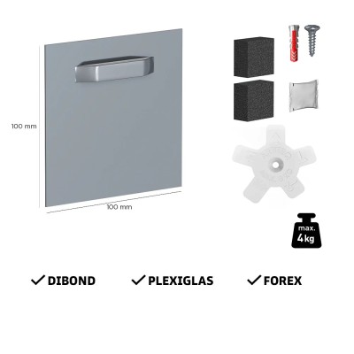 Patte d'accrochage adhésives