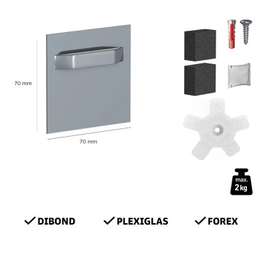 Patte d'accrochage adhésives