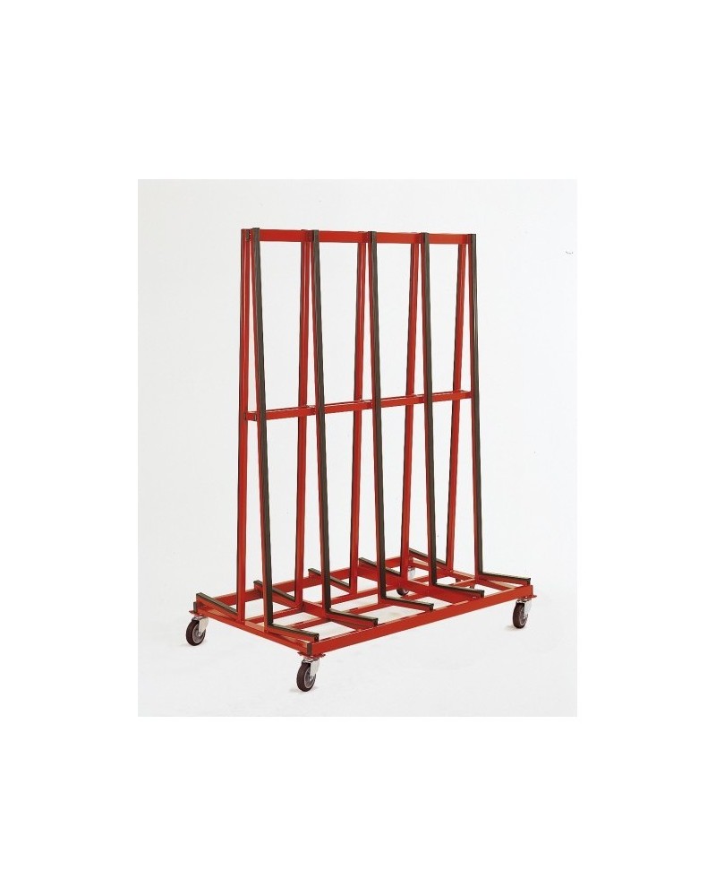 Porte-panneaux - double face sur roulettes