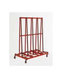 Porte-panneaux - double face sur roulettes