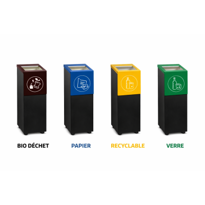 Poubelles de tri selectif